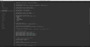 A screenshot of the Sublime Text code editor.